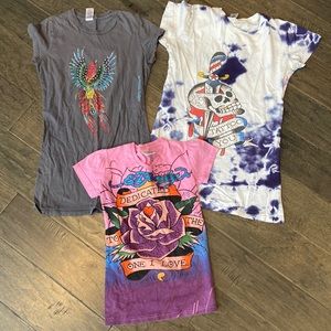 Set 3 -  Ed Hardy t-shirts
